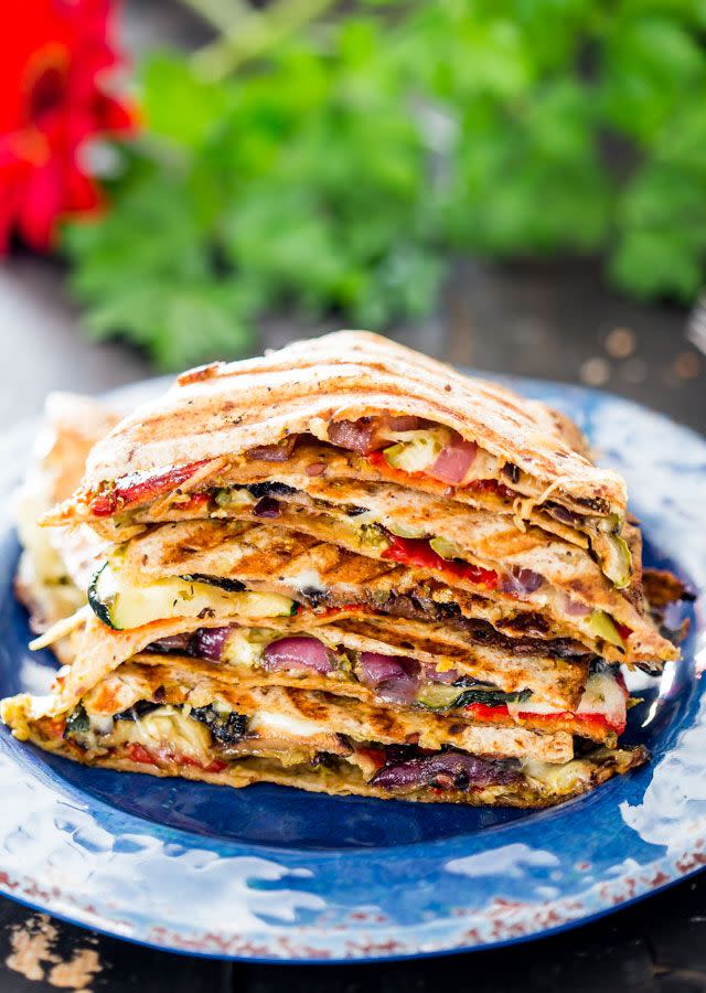 Grilled Vegetable Quesadillas