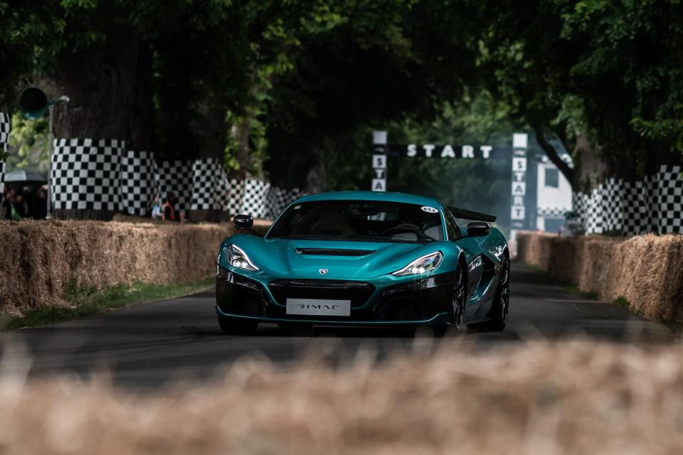 rimac nevera at goodwood festival of speed