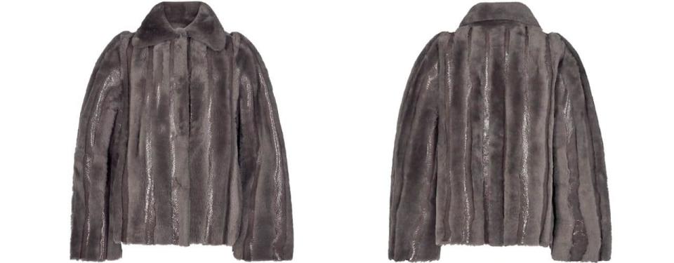 Birger Christensen Farrow Shearling & Leather Jacket