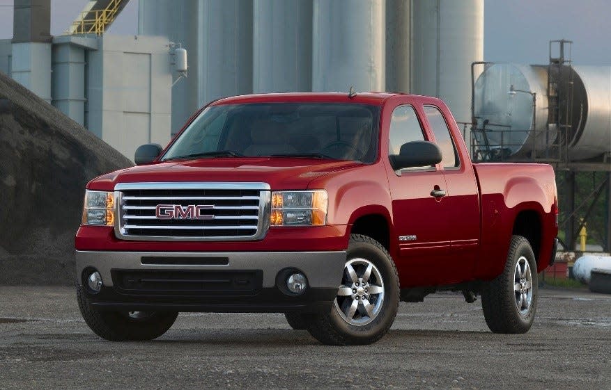 Melbourne police distributed this photo of a red GMC Sierra as they sought tips in a fatal hit-and-run crash early Saturday morning on U.S. 1.