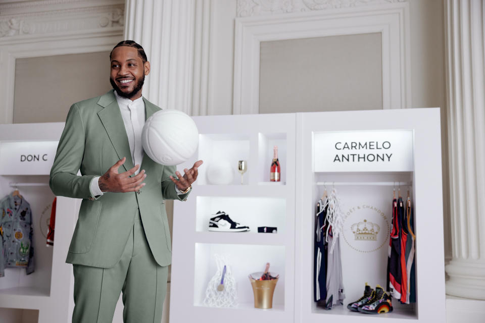 "My hope is that through this campaign, people will realize that it’s our character, our community, and the obstacles we overcome that make us truly great,” Anthony said. (Photo by Moët & Chandon)