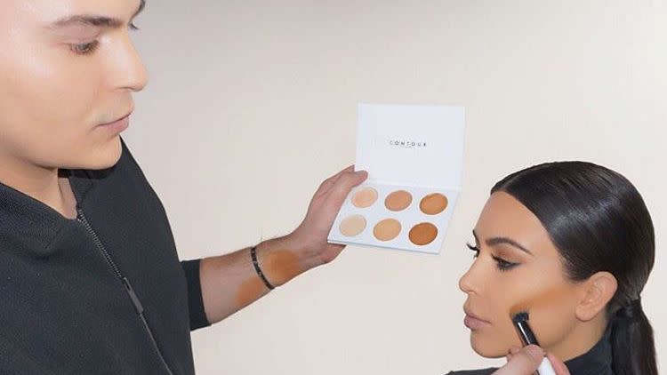 Kim Kardashian Makeup By Mario Instagram