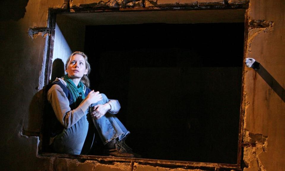 Megan Dodds in My Name Is Rachel Corrie, brought by David Johnson to the Playhouse theatre in 2006.