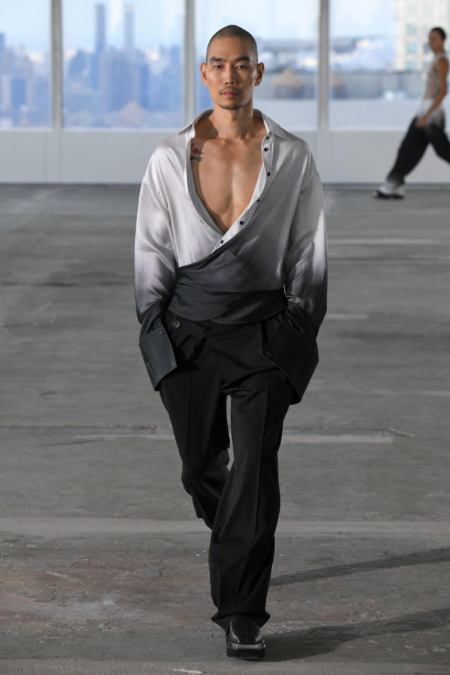 Peter Do Makes His Menswear Debut At New York Fashion Week SS23