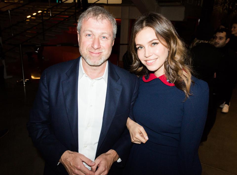 Roman Abramovich and Dasha Zhukova attend the Preview of the Spring Exhibition Season at Garage Museum of Contemporary Art on March 9, 2017 in Moscow, Russia.