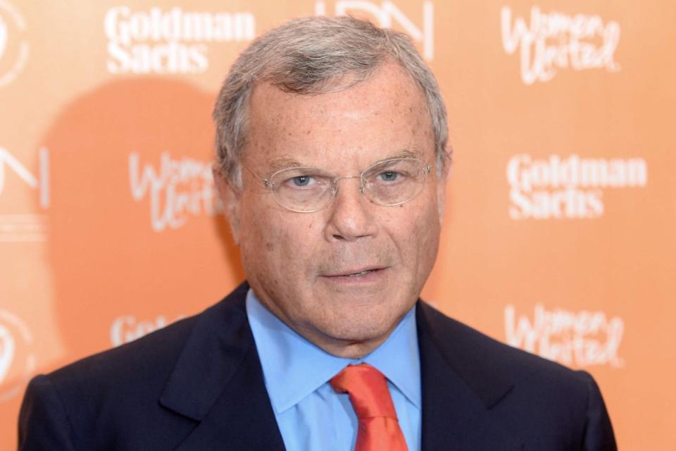 Sir Martin Sorrell, whose marketing firm, S4 Capital, has warned over sales and profitability as technology clients slash their marketing spend (Anthony Devlin/PA) (PA Wire)