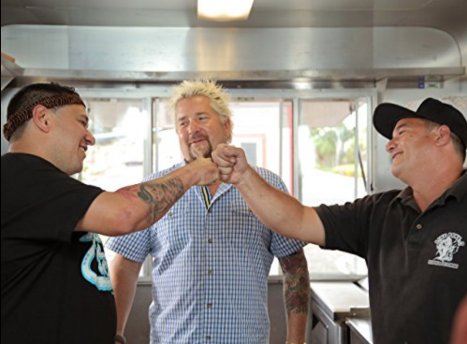 16) Fieri gets the final say on which dishes are featured.