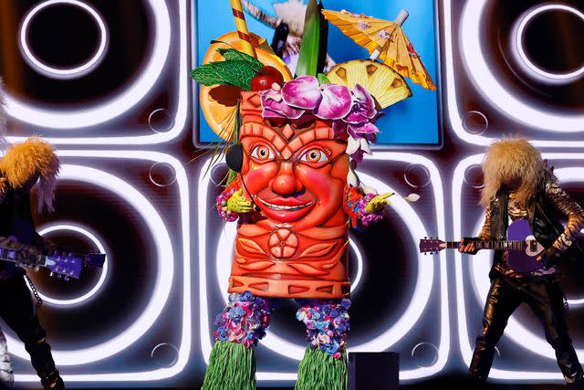 <p>Michael Becker / FOX</p> Tiki on 'The Masked Singer'