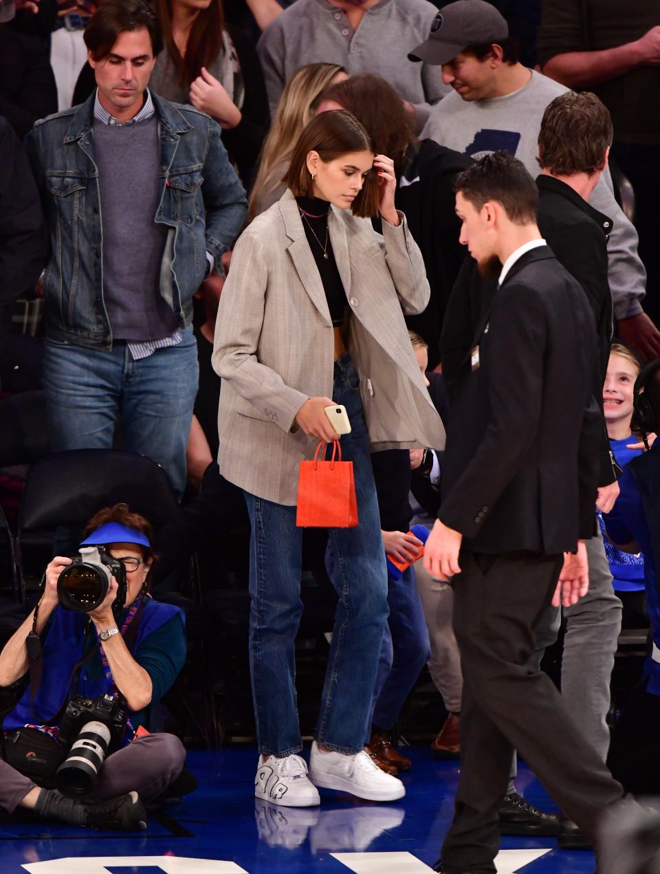 <h1 class="title">Celebrities Attend Chicago Bulls v New York Knicks Game</h1><cite class="credit">Photo: Getty Images</cite>