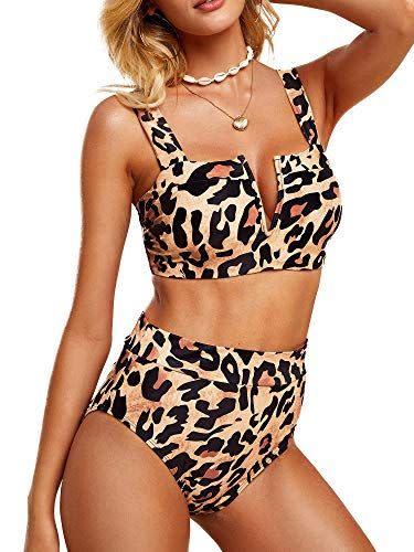 12) V Neck Strappy Bikini Set