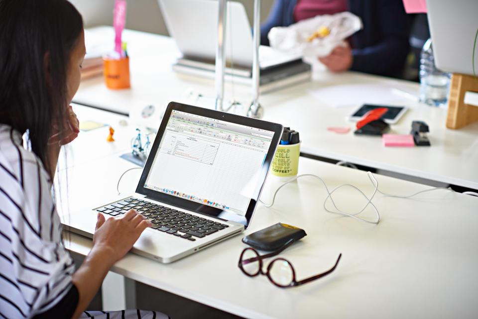 A career pivot begins with Udemy, where you can learn new skills at your own pace—in the privacy of your own laptop. (Photo: Getty)