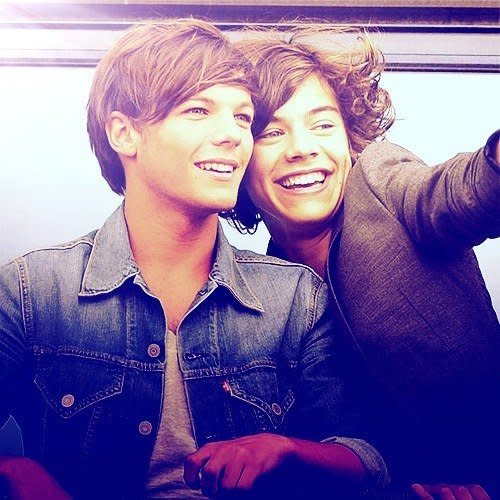 Harry Styles and Louis Tomlinson, best friends and One Direction band members, have been <a href="http://www.huffingtonpost.com/2012/07/19/one-direction-gay-rumors-harry-styles-louis-tomlinson_n_1687584.html#slide=1250405">subject to gay rumors for a while now</a>. Tomlinson addressed the gossip saying that it's started to affect how he and Styles conduct themselves.  "This is a subject that was funny at first, but now is actually hard to deal with in a relationship," Tomlinson said. "Me and Harry are best friends, people look into our every move -- it is actually affecting the way me and Harry are in public," he is quoted as saying. "We want to joke around, but there seems to be a different rumor every time we do anything. I act the same way with Harry as I do [with] any of the other boys and my childhood friend Stan."