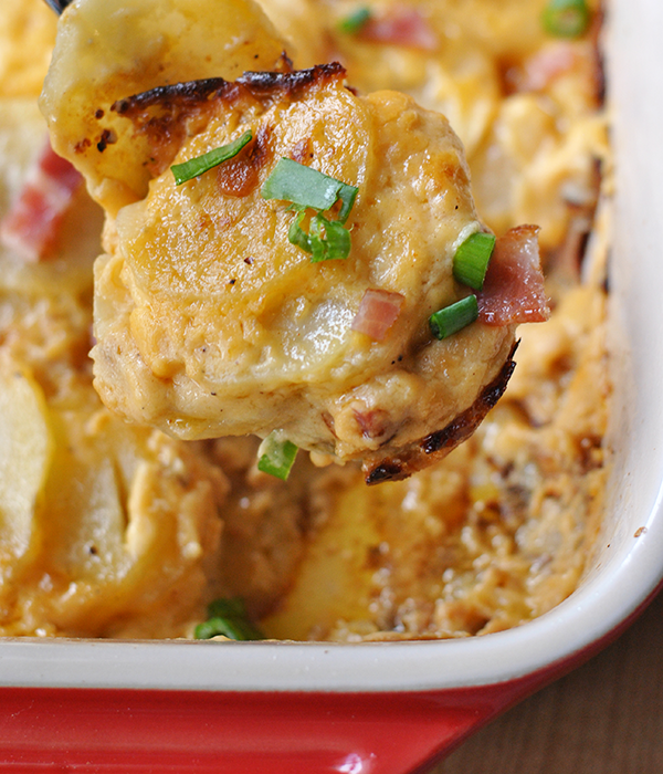 <p>Potatoes should always be fully loaded.</p><p>Get the recipe from <a rel="nofollow noopener" href="http://www.macandmolly.com/loaded-potatoes-au-gratin/" target="_blank" data-ylk="slk:Mac and Molly;elm:context_link;itc:0;sec:content-canvas" class="link ">Mac and Molly</a>.</p>