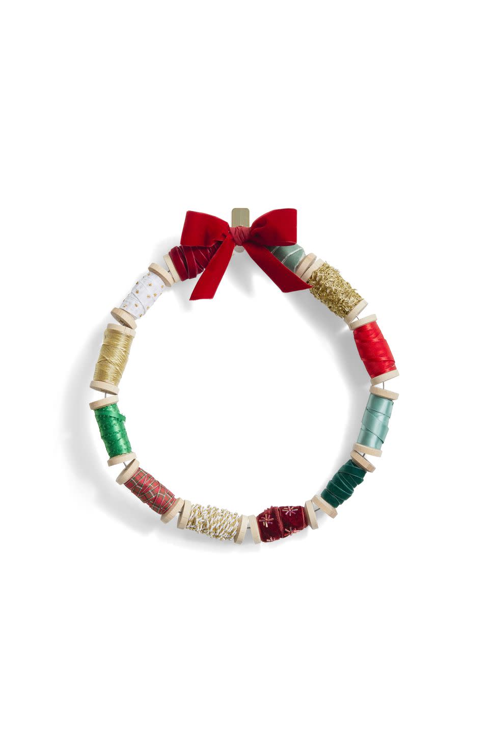 Thread Spool Wreath