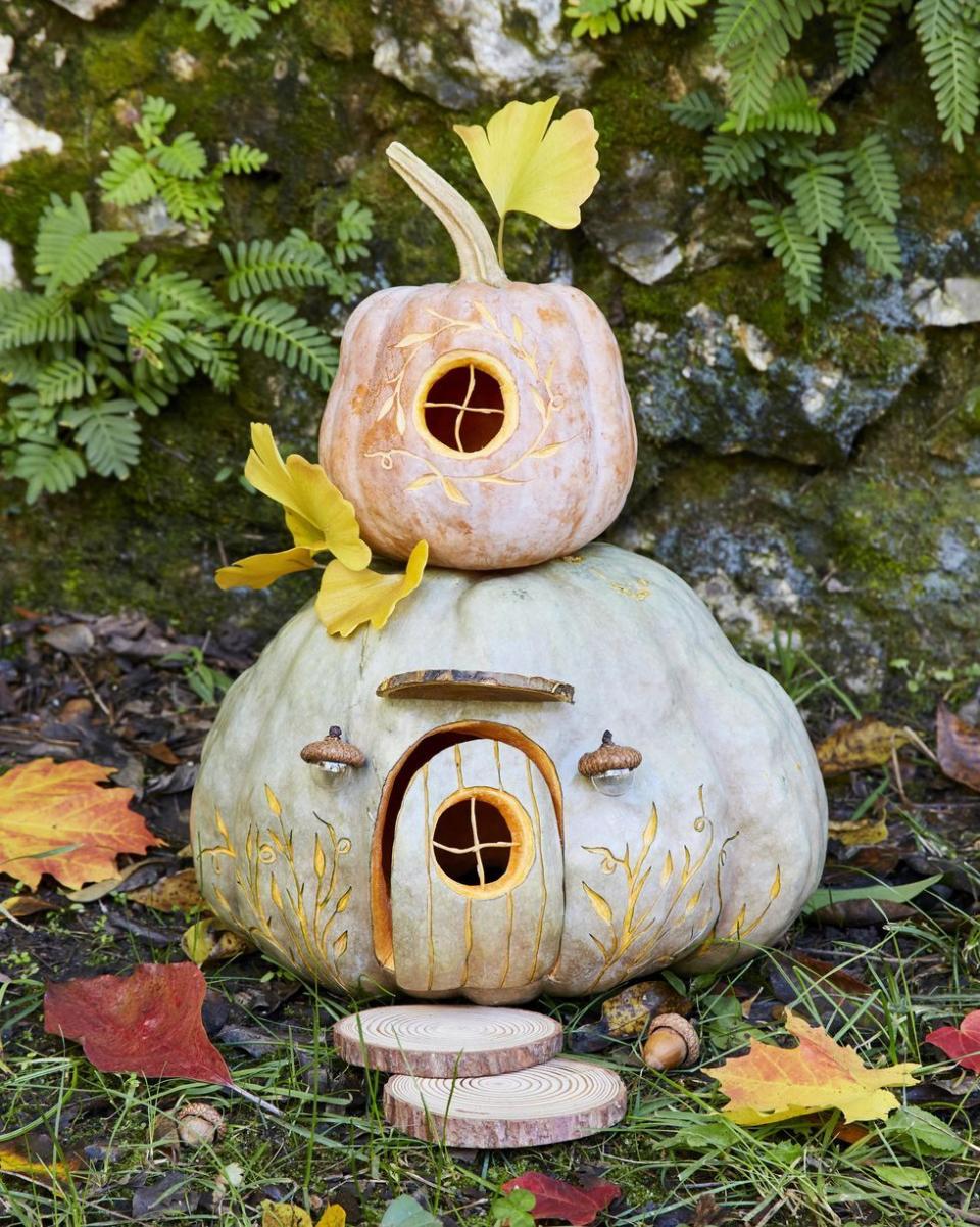 Gnome House Pumpkin