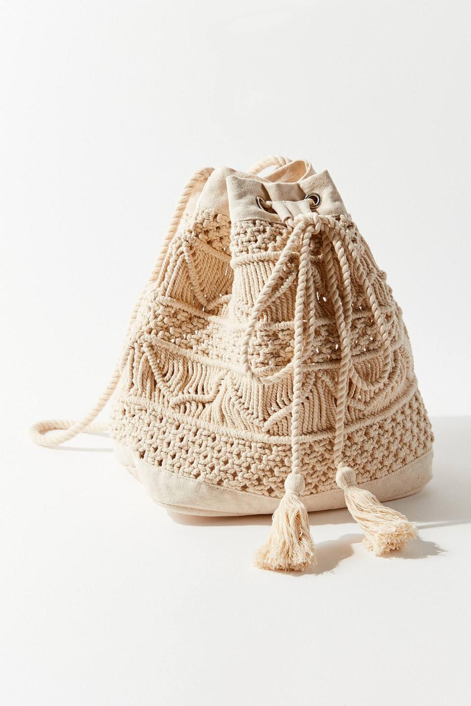 9) Macramé Backpack