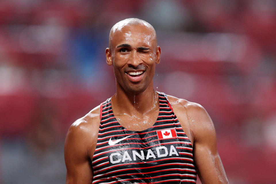 London, Ontario's Damian Warner becomes the first Canadian to ever win the Olympic decathlon. (Getty)