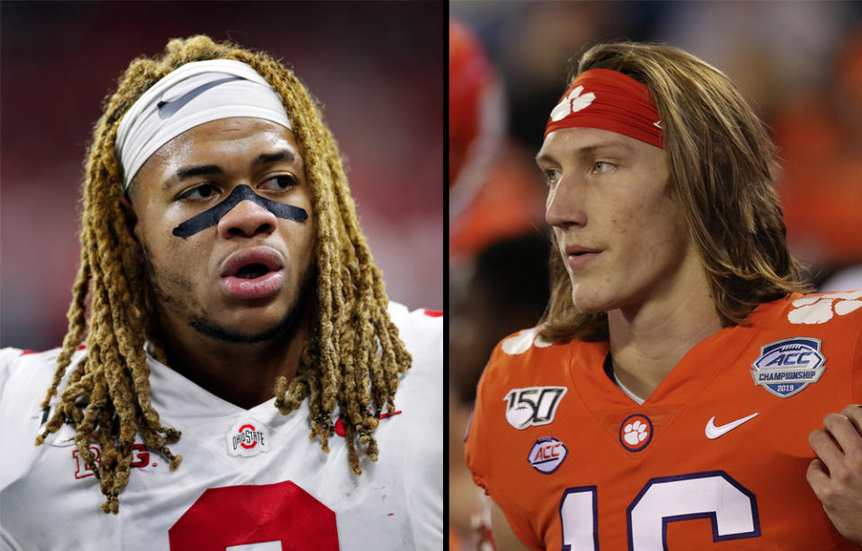 Will college football fans tune in to see Ohio State's Chase Young against Clemson's Trevor Lawrence in the Fiesta Bowl? (Getty)