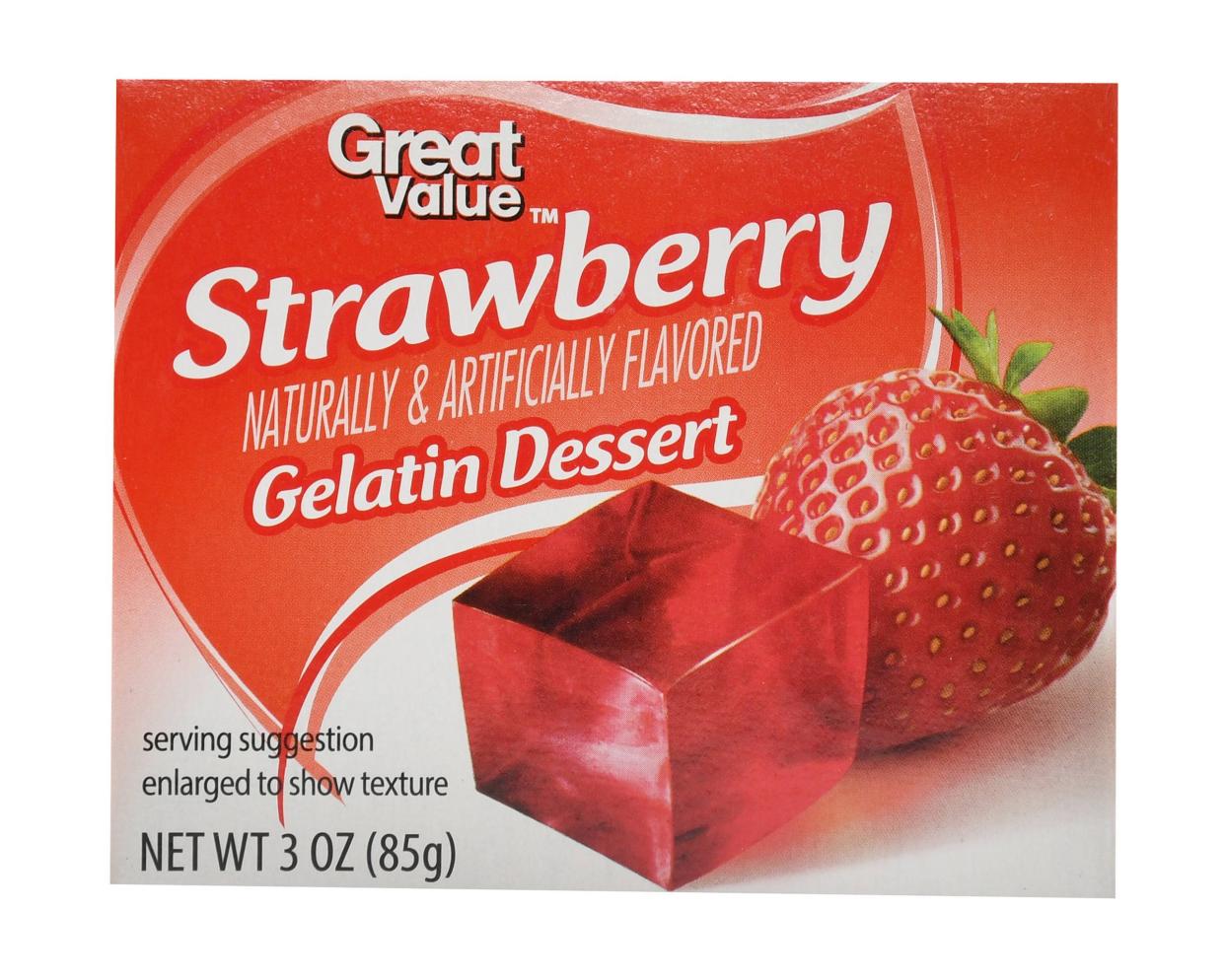 Great Value Strawberry Gelatin