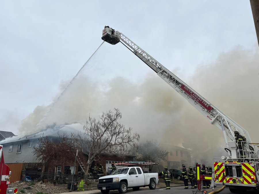 The South Adams County Fire Department said a family is safe but several pets perished in a house fire in Commerce City Saturday.