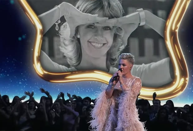 Pink Performs Olivia Newton-John Tribute at 2022 AMAs — Watch