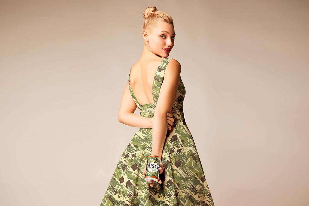 Busch x David's Bridal Camo Gown