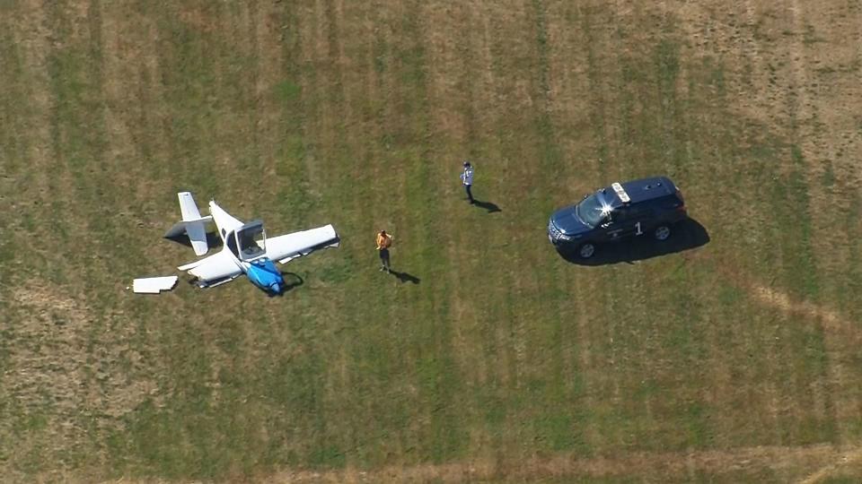 Two people were hurt in a small plane crash at the Renton Municipal Airport on Monday, July 31, 2023.