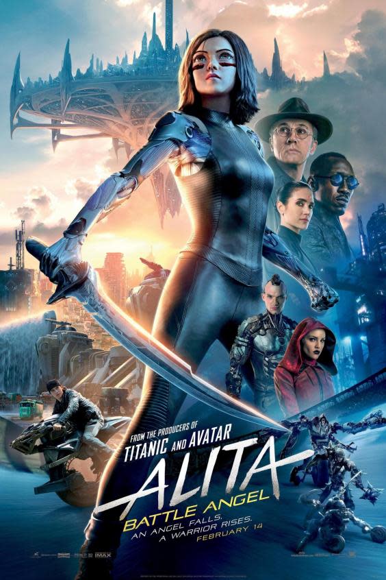 Poster artwork for ‘Alita: Battle Angel’ (20th Century Fox)