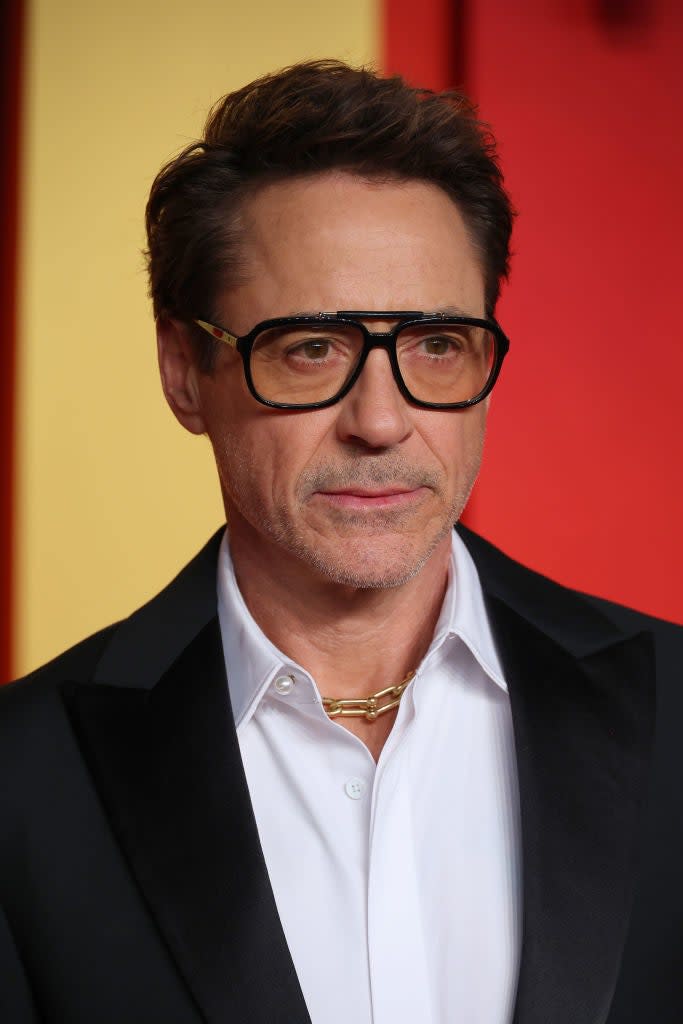 Closeup of Robert Downey Jr.