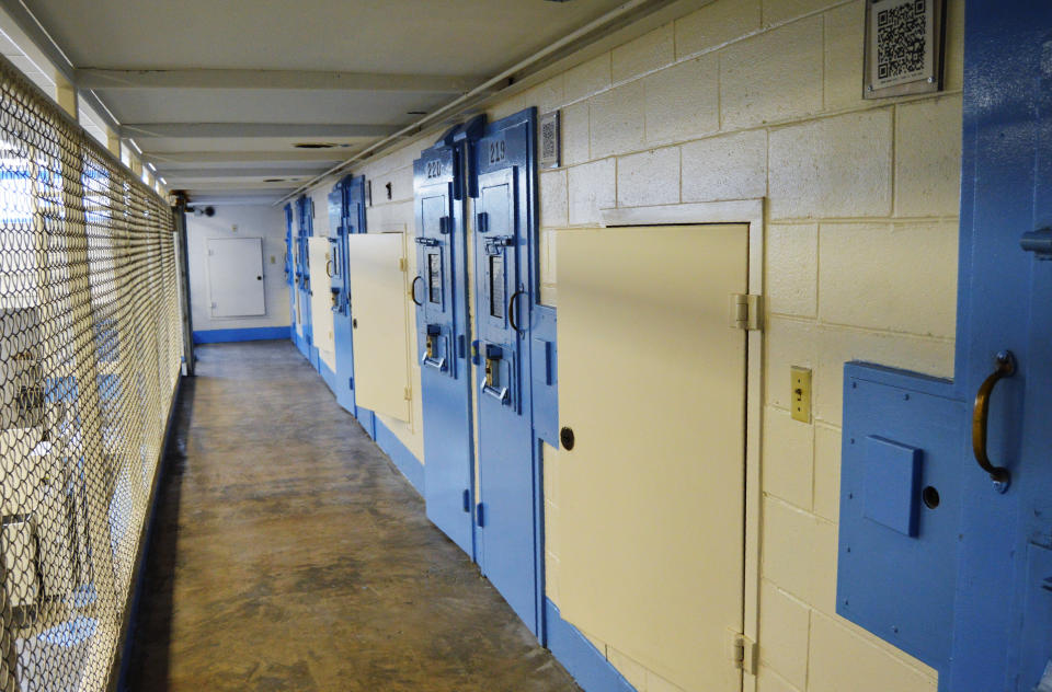 This undated file photo provided on July 11, 2019, by the South Carolina Department of Corrections shows the new death row at Broad River Correctional Institution in Columbia, S.C. Lawyers for some of South Carolina’s death row inmates say they might challenge a new law that would let the condemned choose between dying by electric chair or firing squad if lethal injection drugs aren’t available. (South Carolina Department of Corrections via AP, File)