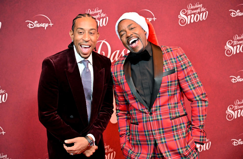 Ludacris and Will Packer post ahead of the Atlanta screening of 
