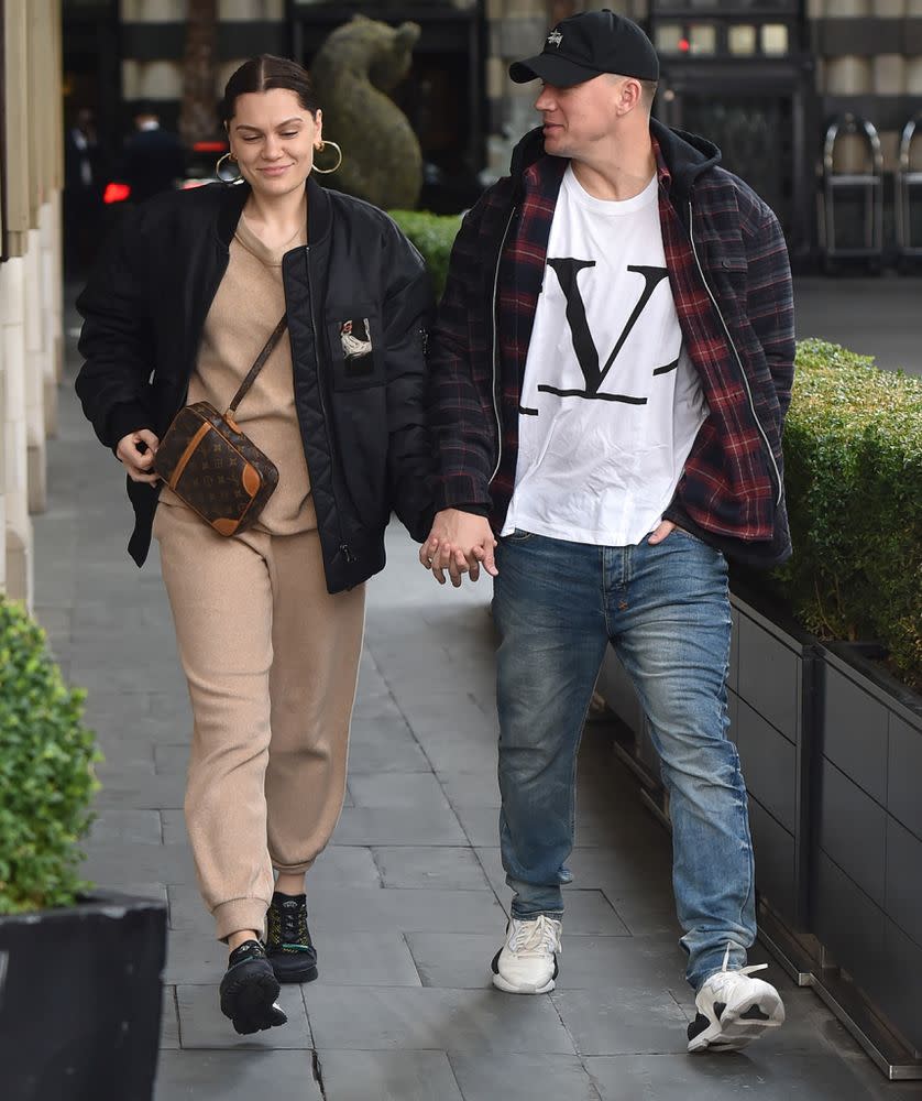 Jessie and Tatum in London on March 14. | MEGA