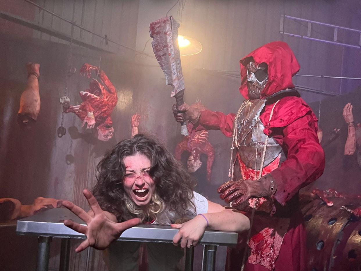 The "Chapel of Horrors" haunted house runs through Oct. 30 in Wilmington.