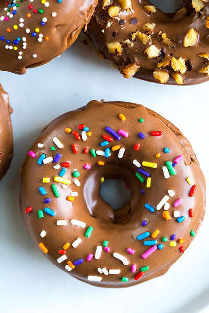 <strong>Get the <a href="http://www.cookingclassy.com/2013/09/baked-nutella-doughnuts-nutella-glaze/" target="_blank">Baked Nutella Doughnuts with Nutella Glaze recipe</a> from Cooking Classy</strong>
