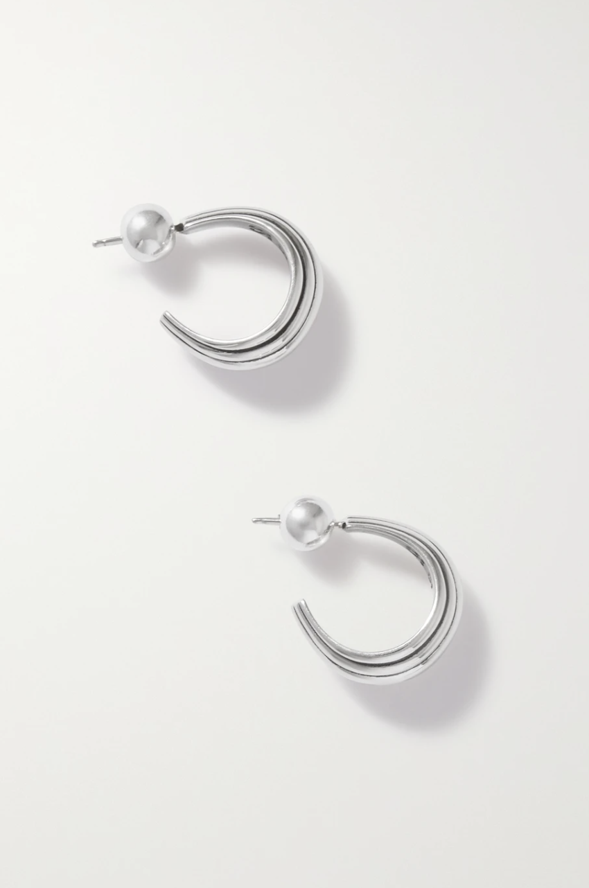 Silver Hoop Earrings