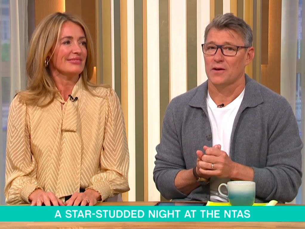 This Morning presenters Cat Deeley and Ben Shephard. (ITV screenshot)