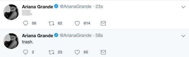 Ariana Grande Posts Angry Tweets in Response to Mac Miller's Loss