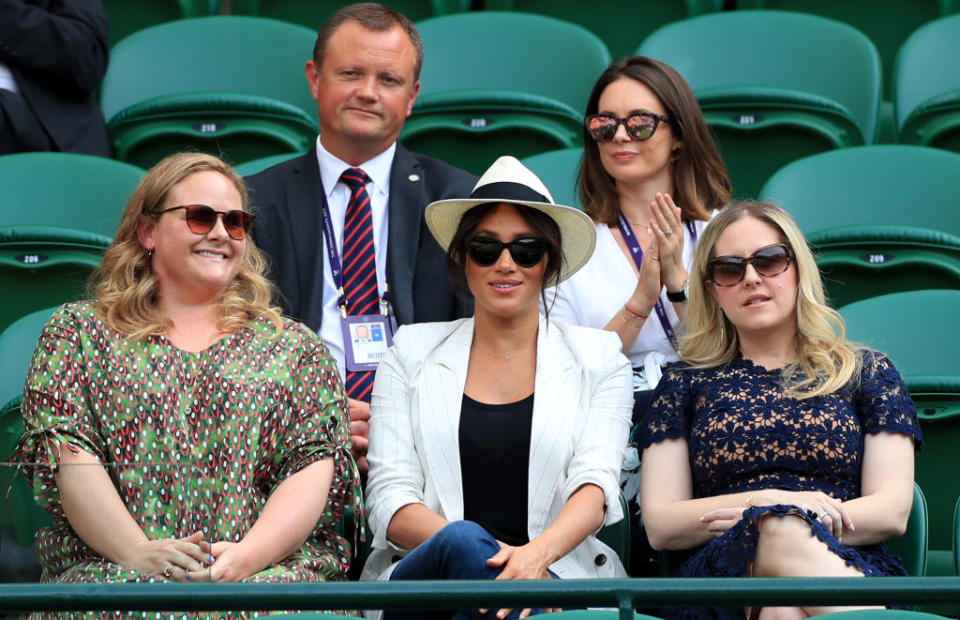 Piers Morgan has criticised the Duchess of Sussex after it was alleged Wimbledon fans were banned from taking pictures [Photo: Getty]