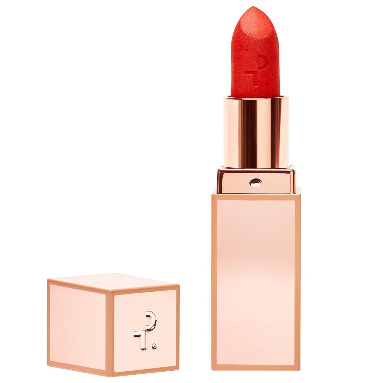 <p><a href="https://go.redirectingat.com?id=74968X1596630&url=https%3A%2F%2Fwww.sephora.com%2Fproduct%2Fpatrick-ta-major-headlines-matte-suede-lipstick-P458748&sref=https%3A%2F%2F" rel="nofollow noopener" target="_blank" data-ylk="slk:Shop Now;elm:context_link;itc:0;sec:content-canvas" class="link rapid-noclick-resp">Shop Now</a></p><p>Major Beauty Headlines Matte Suede Lipstick</p><p>sephora.com</p><p>$32.00</p>