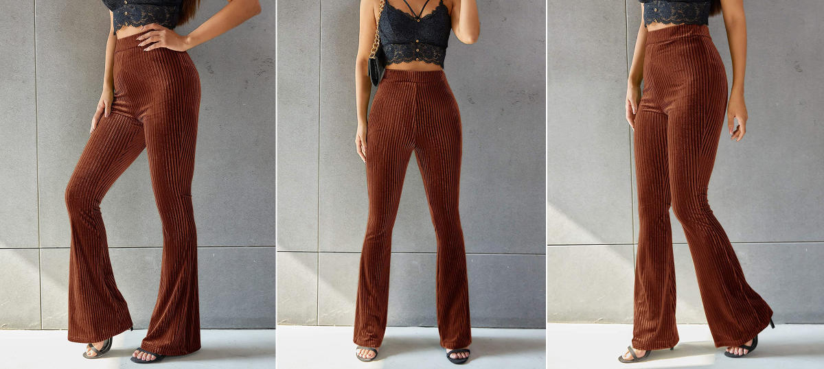 NEW IN - Wide Leg Flares in your favourite velvet colours!
