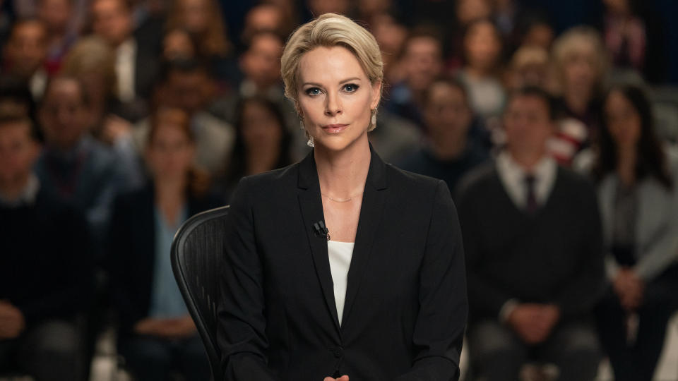 Charlize Theron as Megyn Kelly in 'Bombshell'. (Credit: Lionsgate)
