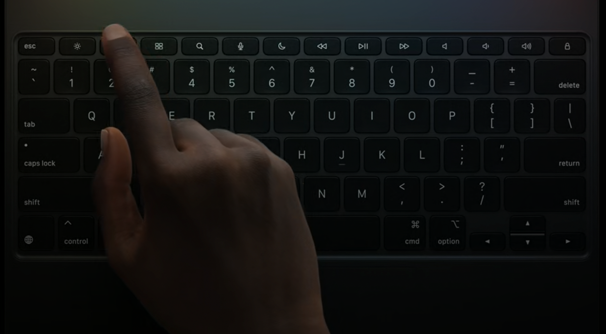  The Magic Keyboard for iPad Pro. 