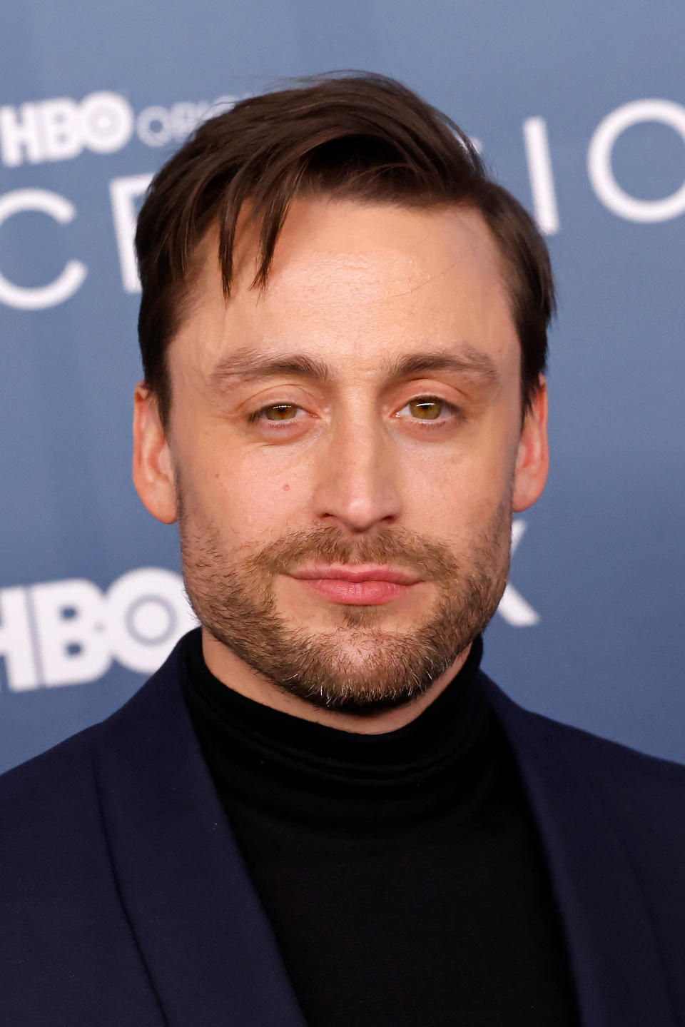 A close-up of Kieran Culkin in a shirt and blazer