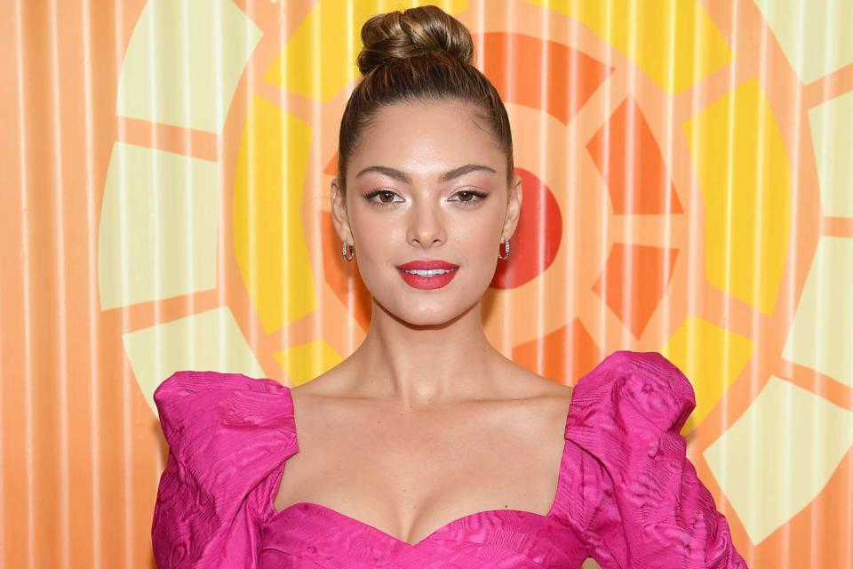 <p>Dimitrios Kambouris/Getty</p> Demi-Leigh Nel-Peters attends The Charlize Theron Africa Outreach Project fundraising event at The Africa Center on November 12, 2019