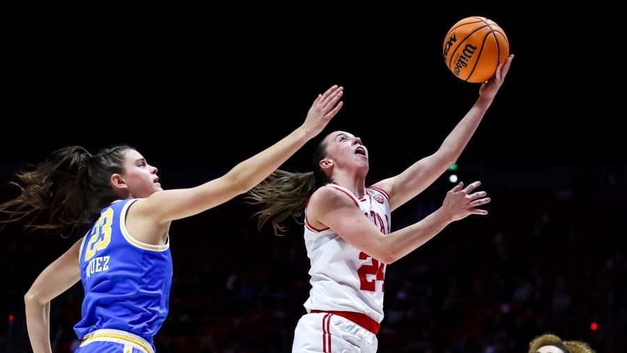 NCAA WBB. Utah Utes vs. UCLA Bruins at Jon M. Huntsman Center in Salt Lake City, UT on Monday, January 22, 2024. © Bryan Byerly