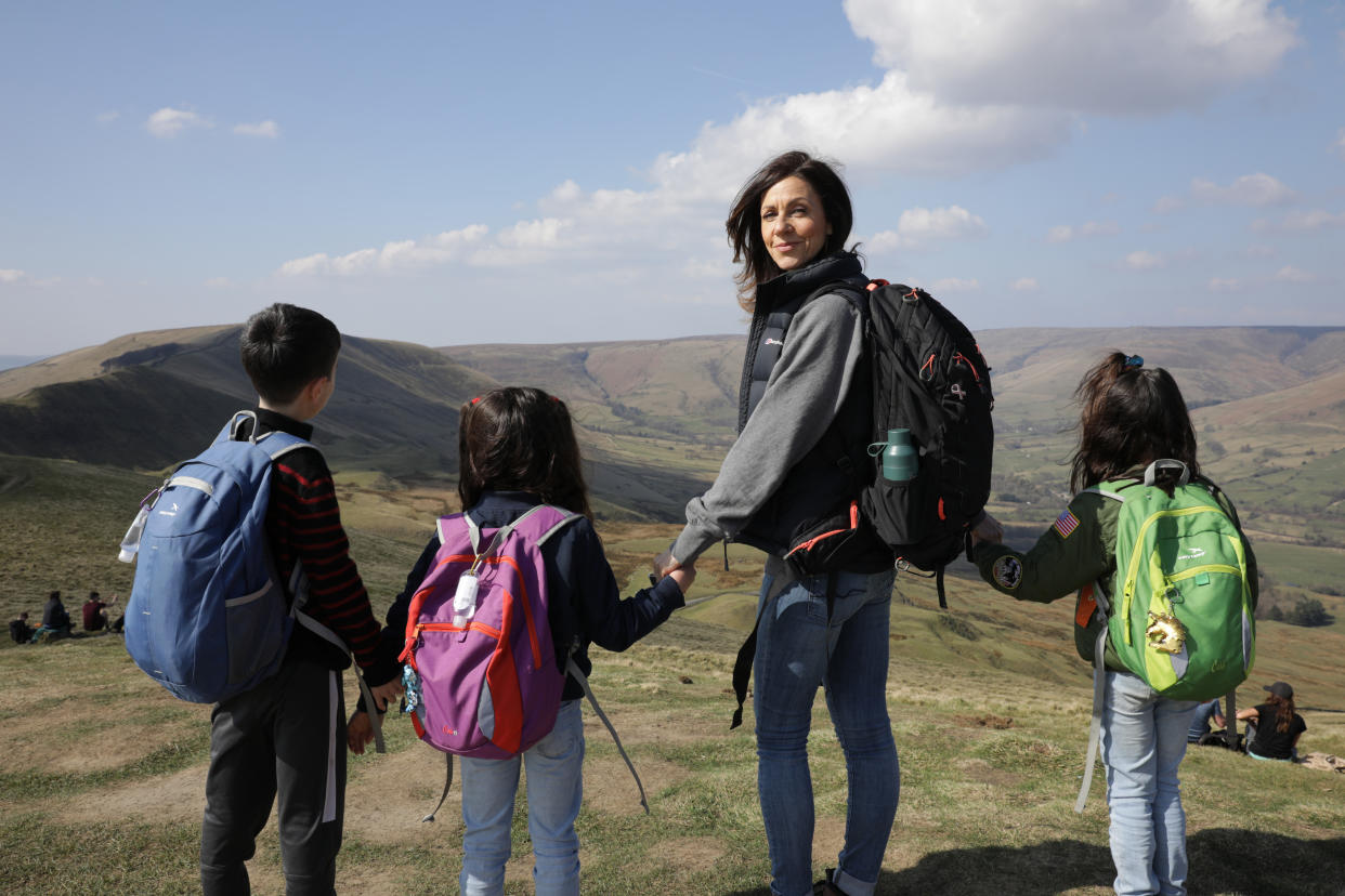 Julia Bradbury is a mum of three. (ITV)