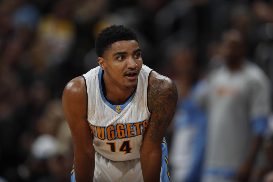 Nuggets guard Gary Harris just keeps getting better. (AP Photo/David Zalubowski)