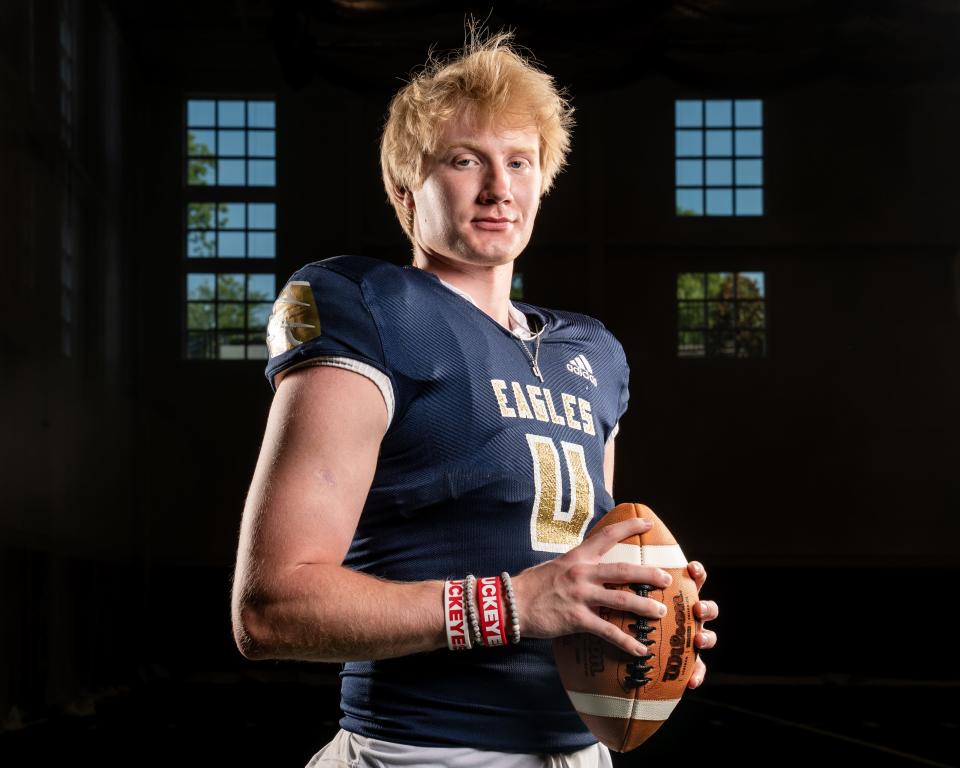 Independence’s Ty Lockwood, who was selected for the 2022 Dandy Dozen, poses for a portrait in Nashville, Tenn., Wednesday, June 22, 2022.