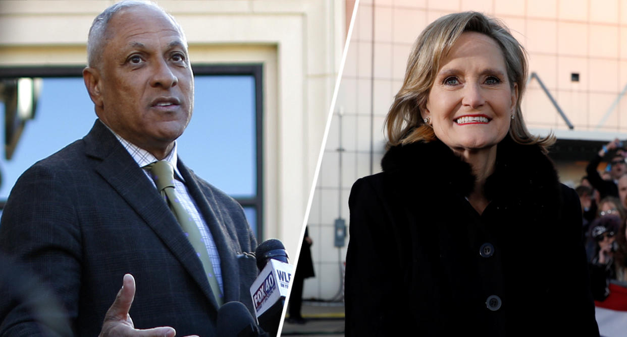 Mike Espy, Cindy Hyde-Smith (Photos: Jonathan Bachman/Reuters, Kevin Lamarque/Reuters)