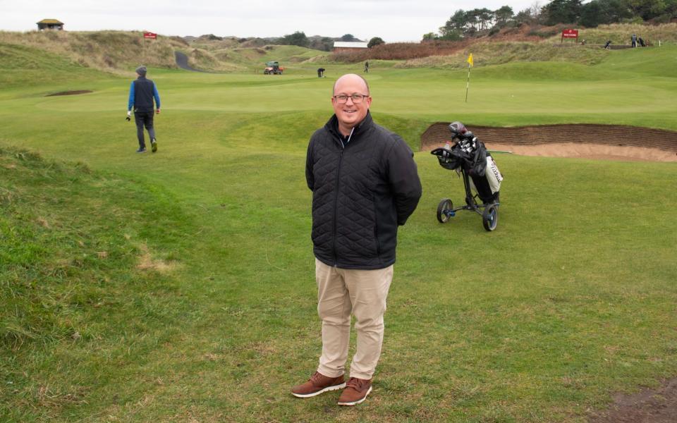 John Sutherland, general manager of Saunton Golf Club, where it is proposed to tunnel under the golf course for the power cable.